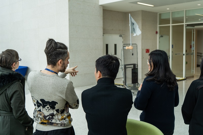 artwork reflecting social medias effect on information sharing debuts at dku main2 1