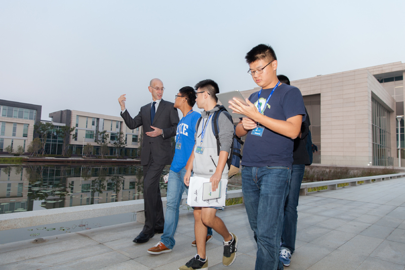 NBA Commissioner Visits Duke Kunshan Campus 1 Adam Silver 1