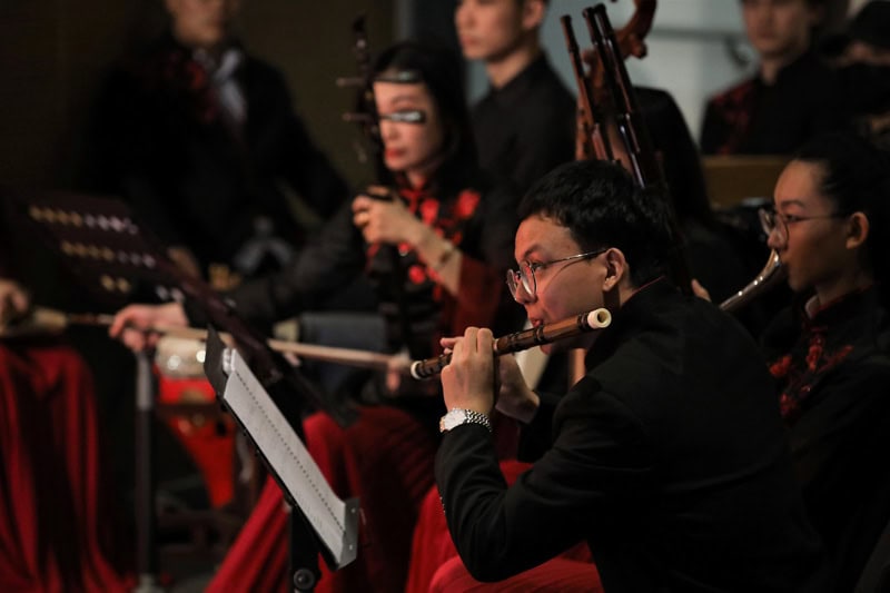 kunqu troupe plays to packed dku auditorium kun